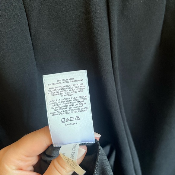 Express Black Strapless Sweetheart Neck Jumpsuit - Picture 12 of 12